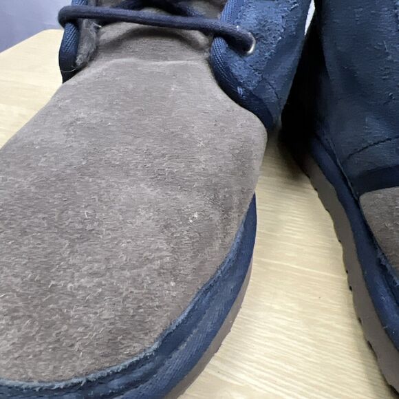 UGG Mens Neumel Boot Gray/Blue Suede Size 11 Authentic Original 3236 - Picture 8 of 9